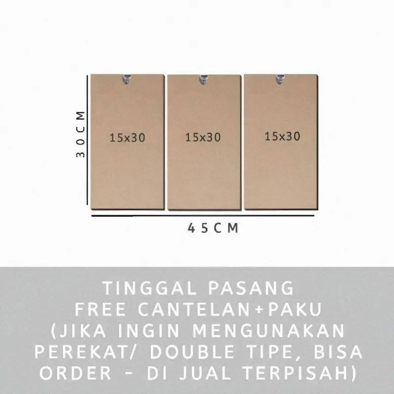 Hiasan dinding kamar Poster kayu band Bmth 1 set - Pajangan 2