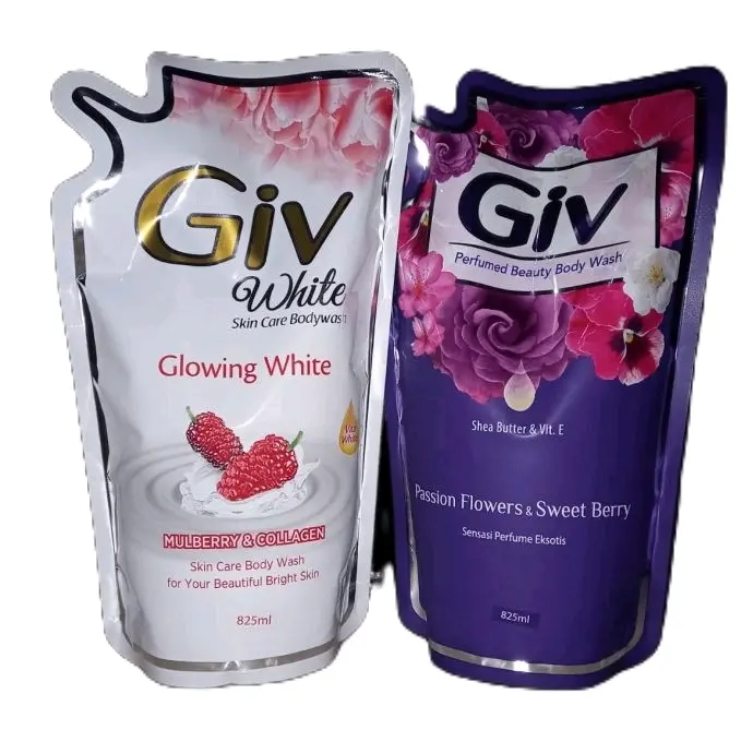 Sabun Mandi Cair Giv  White Mulberry & Collagen 825ml - 400ml  tin zaitun,hijab,sakura fawless