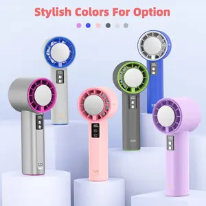 Turbo kipas 100 Gear GFS006 Kompres es untuk mendinginkan Wind kipas angin Digital Display