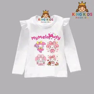 Kaos anak perempuan lengan panjang my melodi baju atasan MY MELODY / 4 BESAR