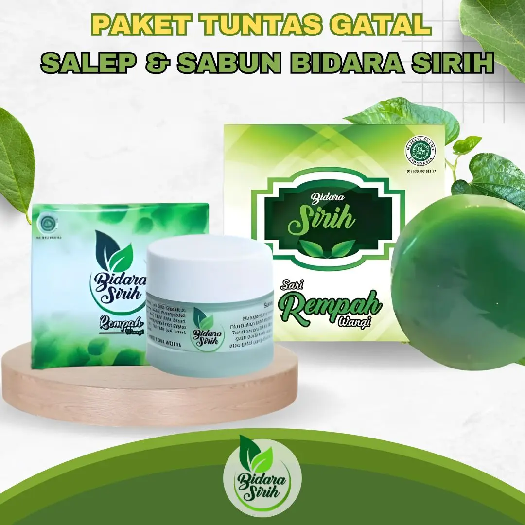 PAKET TUNTAS GATAL SABUN DAN SALEP BIDARA SIRIH PERAWATAN EKSIM KURAP PANU SELANGKANGAN