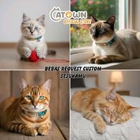 Gambar Kalung Kucing Nama Custom Tag Kulit Kalung Kucing Lucu Aksesoris kucing Kalung Kucing Kulit Kalung Kucing bisa tulis nama Kalung Kucing Custom Nama Catown - Coklat Tua dari Catown Kota Bekasi 3 Tokopedia
