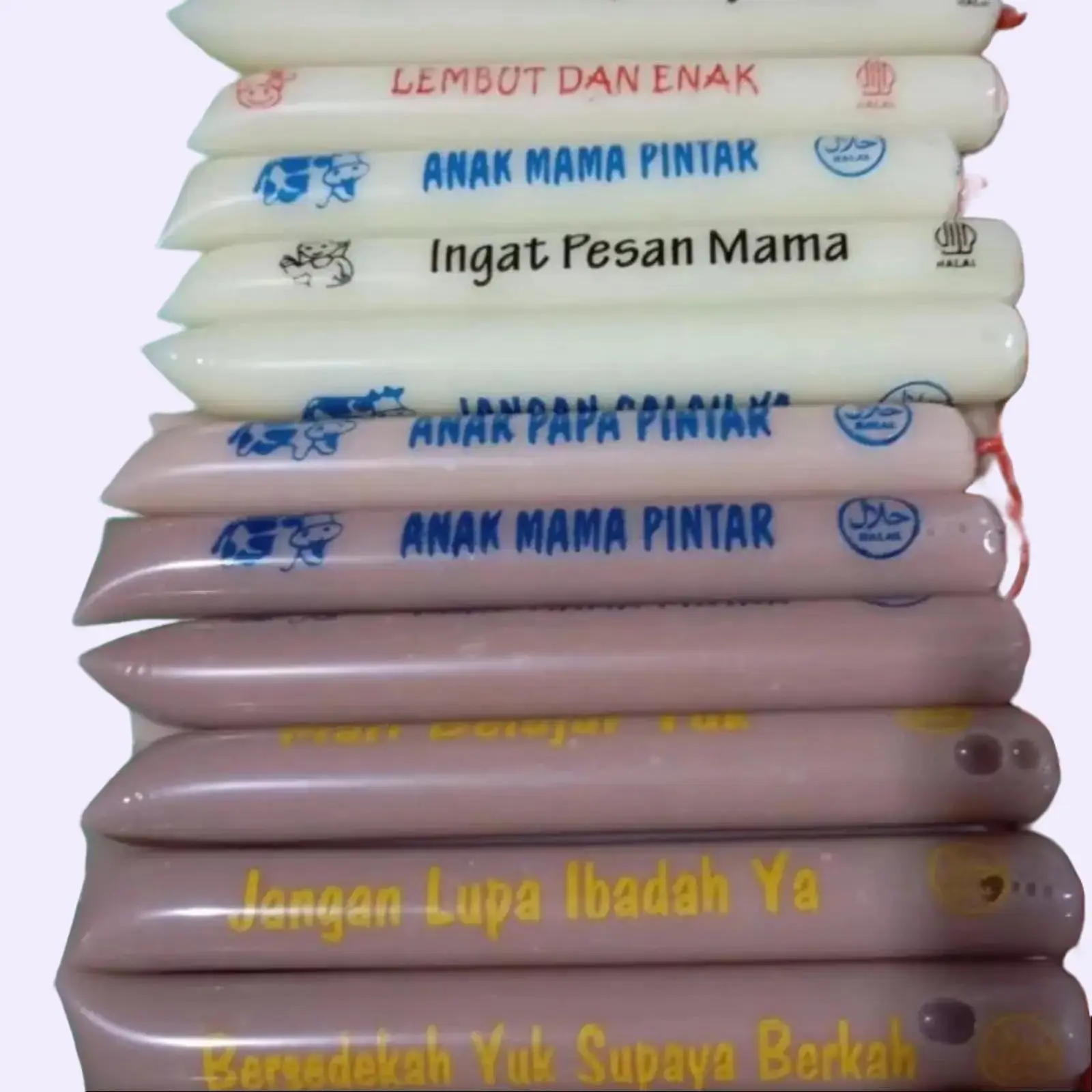(Isi 50) Plastik Es Mambo Sablon Ukuran 3x23 cm