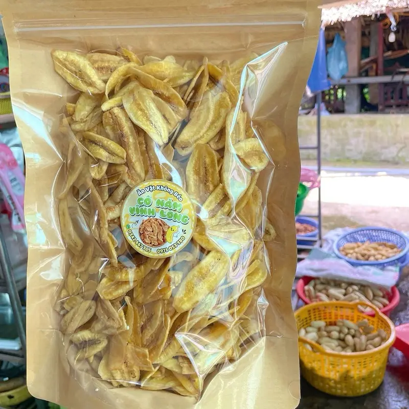 TÚI 500g CHUỐI SÁP- ĐƯỜNG ÍT - MỎNG - GIÒN RỤM NGỌT VỪA DỄ ĂN 3