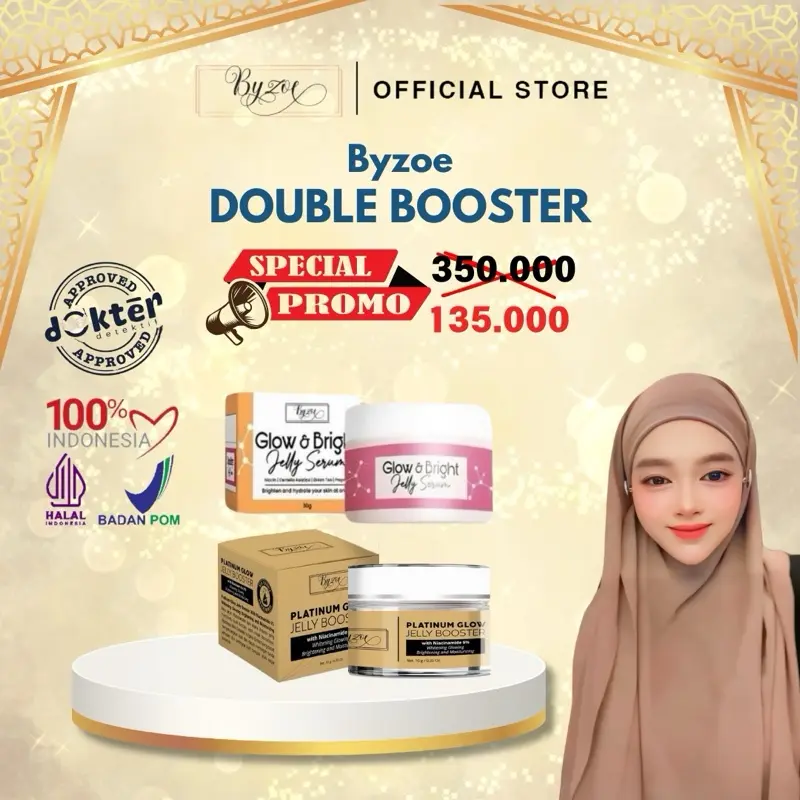 [DOKTIF APPROVED] Byzoe Paket Double Booster Jelly Serum + Jelly Booster.