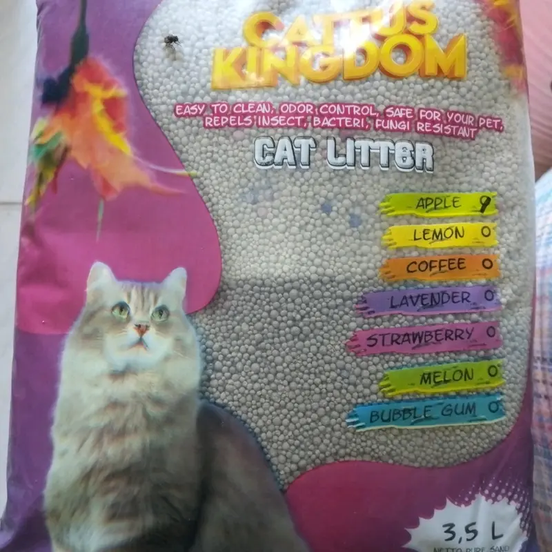 pasir kucing harum cat kingdom wangi 3,5liter 2