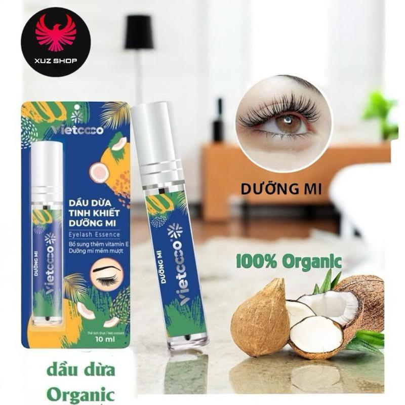  🌿 Mascara Dưỡng Mi Dầu Dừa Vietcoco – Mi Dài Cong Vút Tự Nhiên! 
