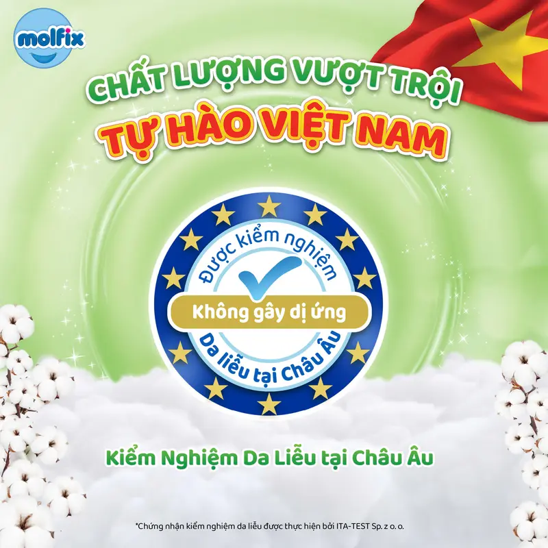 Combo 3 Tã/bỉm quần Molfix Thiên nhiên Super Jumbo Cho Bé Molfix Việt Nam [Bao bì thay đổi theo từng đợt nhập hàng] 2