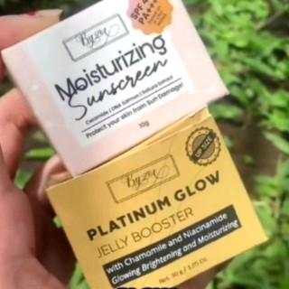 BYZOE GLOW JELY BOOSTER PLATINUM DAN MOISTURIZING SUNSCREEN... 2IN1 6