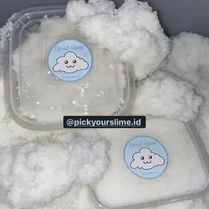 Cloud slime 200 GRAM LEMBUT BERJARING