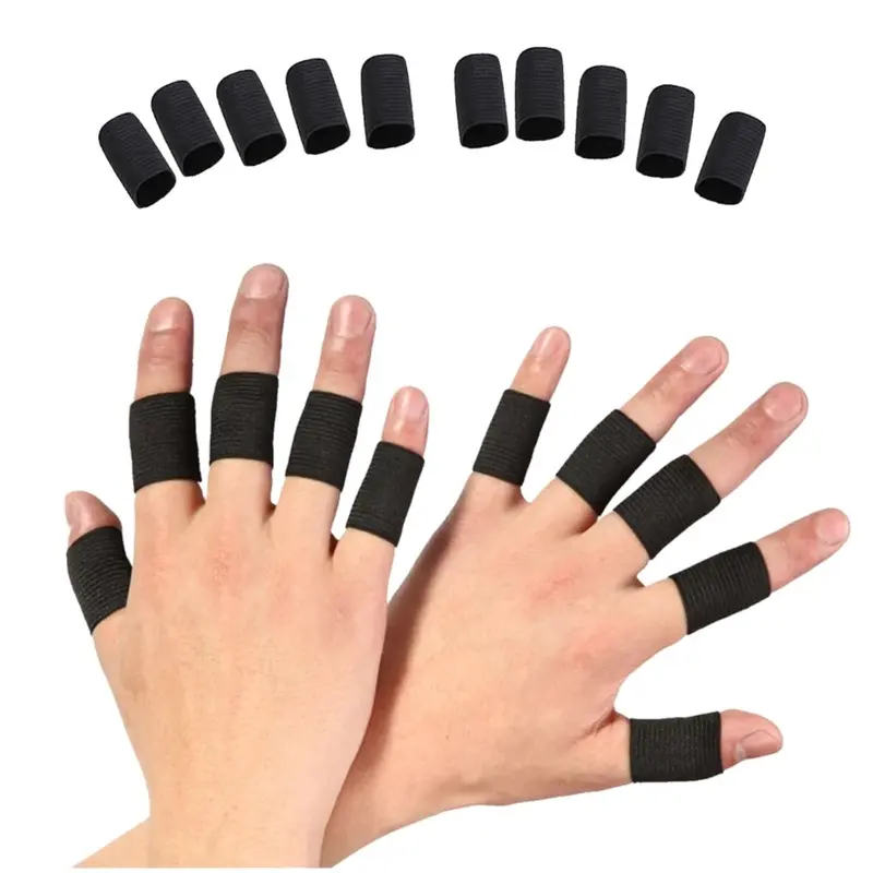 Finger Support Futsal Voli Basket - Pelindung Jari Tangan Deker Karet Jari Elastis 6