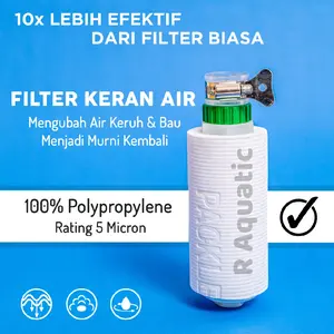 filter keran air saringan penjernih water purifier size M