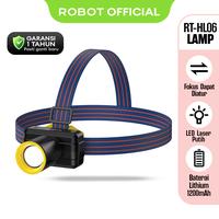 Gambar ROBOT RT-HL06 Lampu Senter Kepala 140 LM LED 1200mAh Headlamp Emergency Lampu Camping Rechargeable Headlight Senter Outdoor - Garansi 1 Tahun [BISA COD] - RT-HL06 dari ROBOT INDONESIA Kab. Tangerang 1 Tokopedia