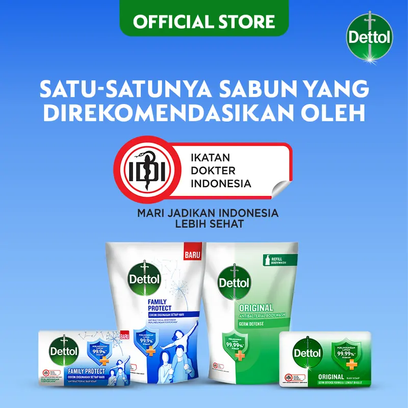 [BARU] Dettol Sabun Mandi Family Protect 370gr x6 - [LEBIH HEMAT DARI 60gr] Bar Soap Lembutkan Kulit 5