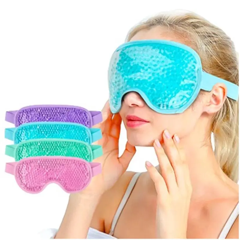 Hot & Cold Gel Sleeping Beads Eye Mask - Penutup Kompres Mata Panas & Dingin 2
