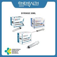 Gambar Onehealth Alat Suntik Disposable Syringe 20Ml Steril Sekali Pakai - Satuan - With Needle, Without Needle, Side Position - without needle dari Onehealth Indonesia Kab. Tangerang 1 Tokopedia