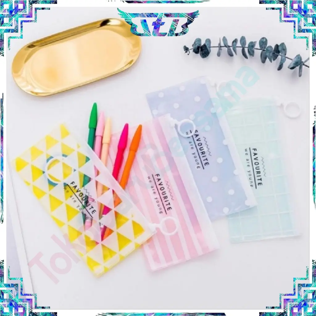 TBB Pouch Dompet Mika Make Up Kawai Pouch Resleting Tempat Alat tulis Pouch Travel Pouch R799
