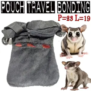 POUCH TRAVEL BONDING BAG POUCH TAS TEMPAT SUGAR GLIDER SG LANDAK MINI TUPAI HAMSTER TAS HEWAN UNTUK JALAN JALAN