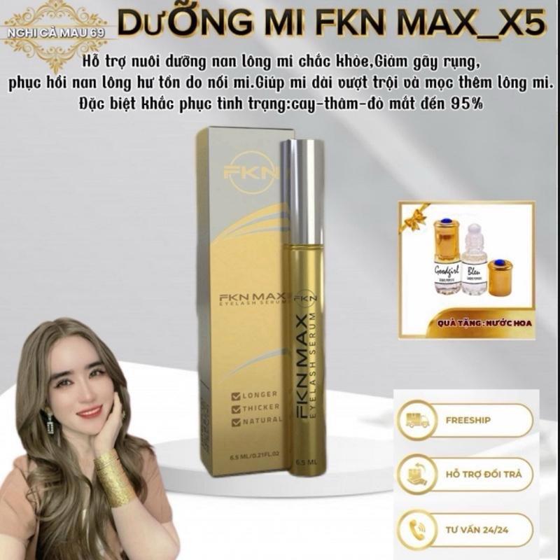  1 DƯỠNG MI FKN MAX X5 . phiên bản nâng cấp .dung tích 6,5ml .nuôi dưỡng mi dài nhanh và mọc mi con nhiều hơn. 
