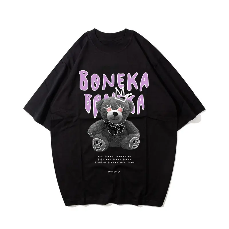 Kaos Distro Pria Wanita Keren / T-shirt Oblong Atasan Band / Baju Sablon Cowok Metal / Katun Combed / Nyaman Lembut Soft / Dewasa Santai Surfing Anime 2