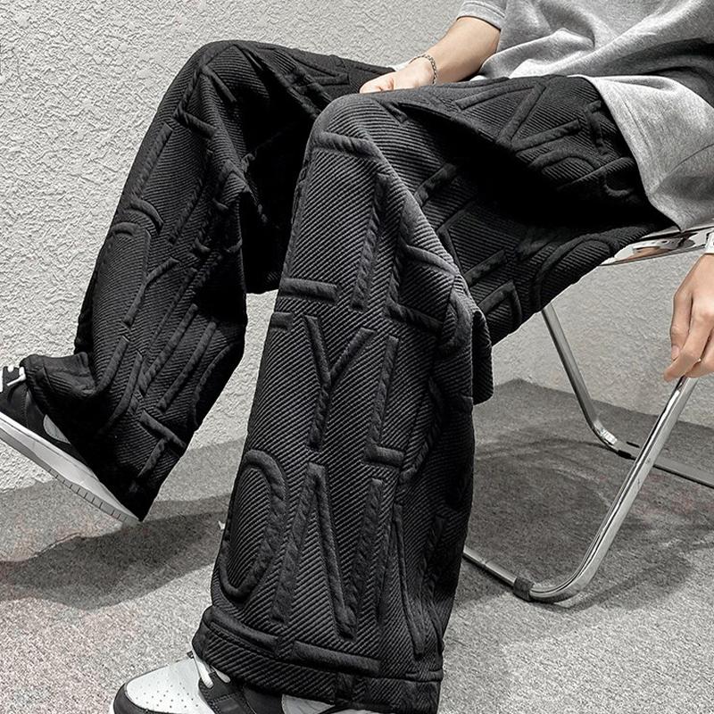 【COD】celana y2k motif celana oversize pria a1 carpenter celana baggy pria floral baggy pants pria korean style wanita/pria celana hitam sweatpants pria 6