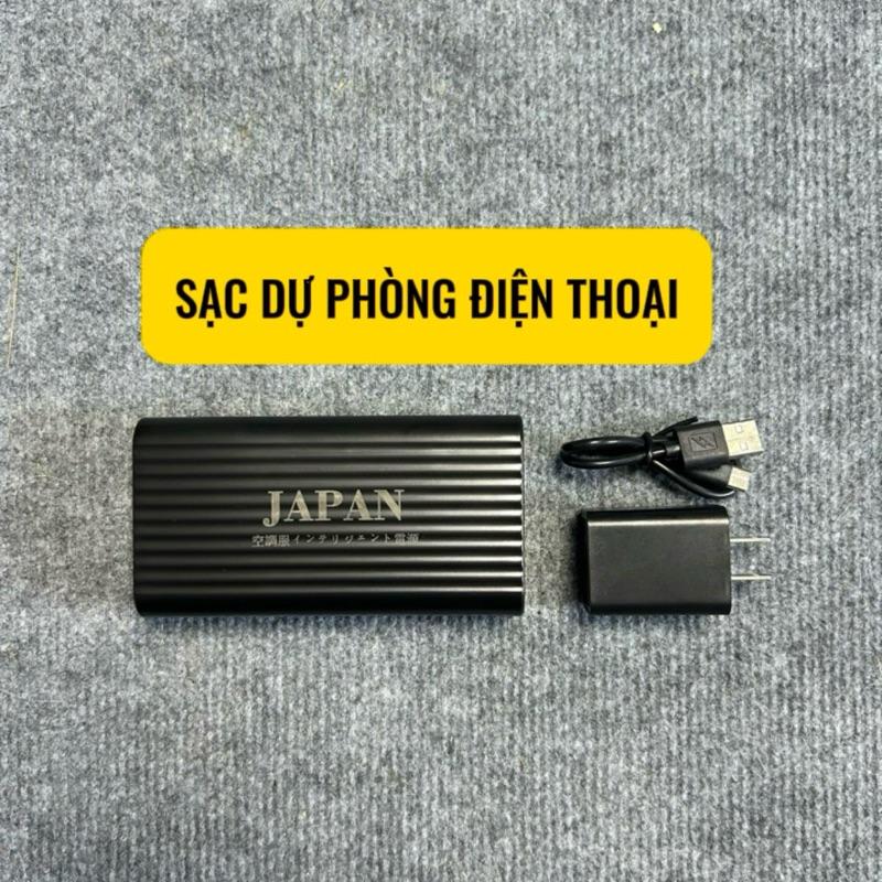 Pin 25V(sạc dự phòng) và Sạc lẻ áo điều hoà-sạc dự phòng: 1 pin+1 sạc, 25V/98000mAh , 12-14 tiếng 0