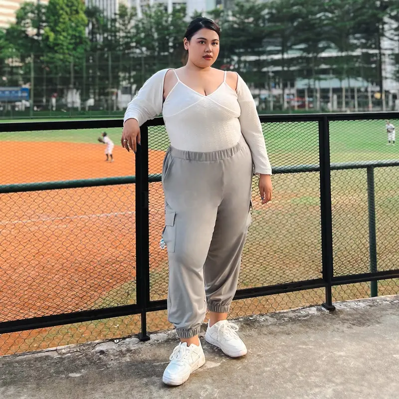 Bigins - Leo Jogger Cargo Pants/Jogger Pants Wanita/ Celana Sport/ Celana Olahraga - JLP013 0