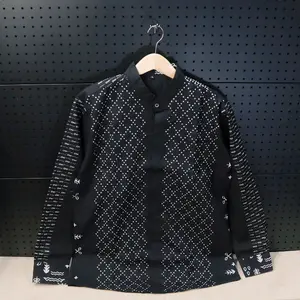 Kemeja Koko Alanna Slimfit Premium lapis Furing Erro