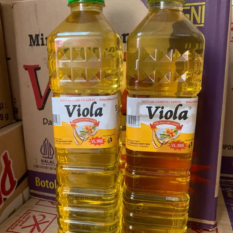 2 botol minyak goreng viola vl900 3