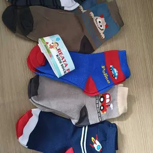 6 Pasang Kaos Kaki Anak Laki-Laki Perempuan Motif Karakter Fashion Anak Cewek Cowok