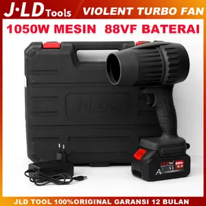 JLD 1050W Violent Turbo Fan Cordless 88VF Air Blower High-power Multifunctional Jet Blower Portable