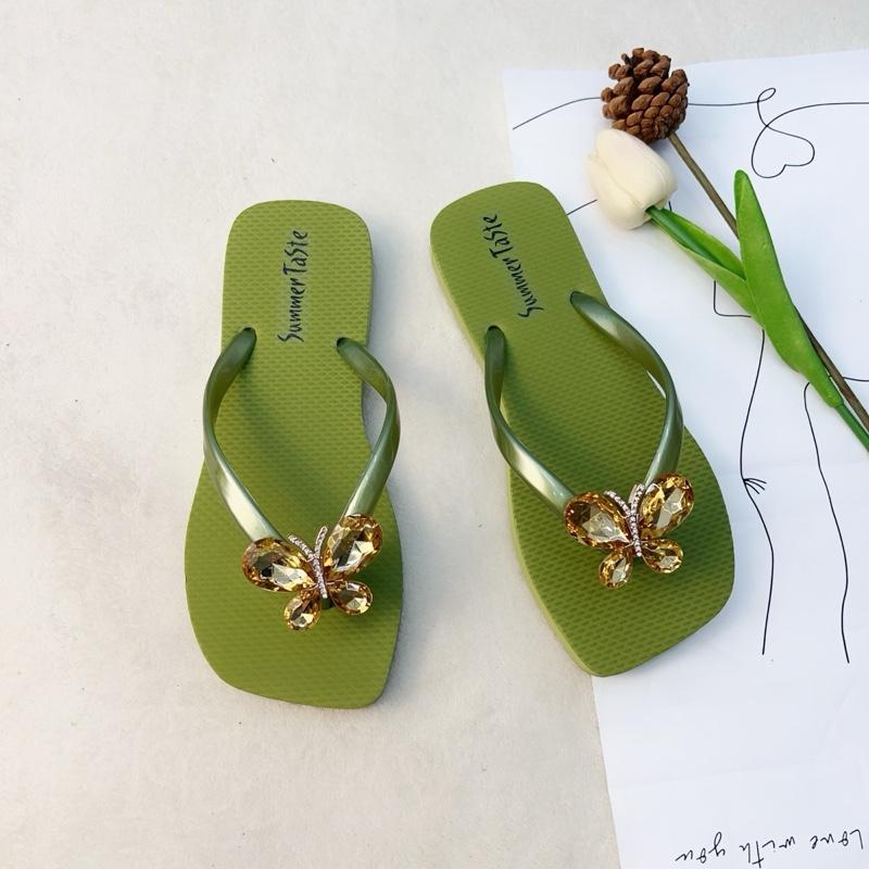 SanSan Dép Kẹp ĐÁ VÀNG Dép Xỏ Ngón Du Lịch Êm Chân DéP Nữ Thời Trang GiàY