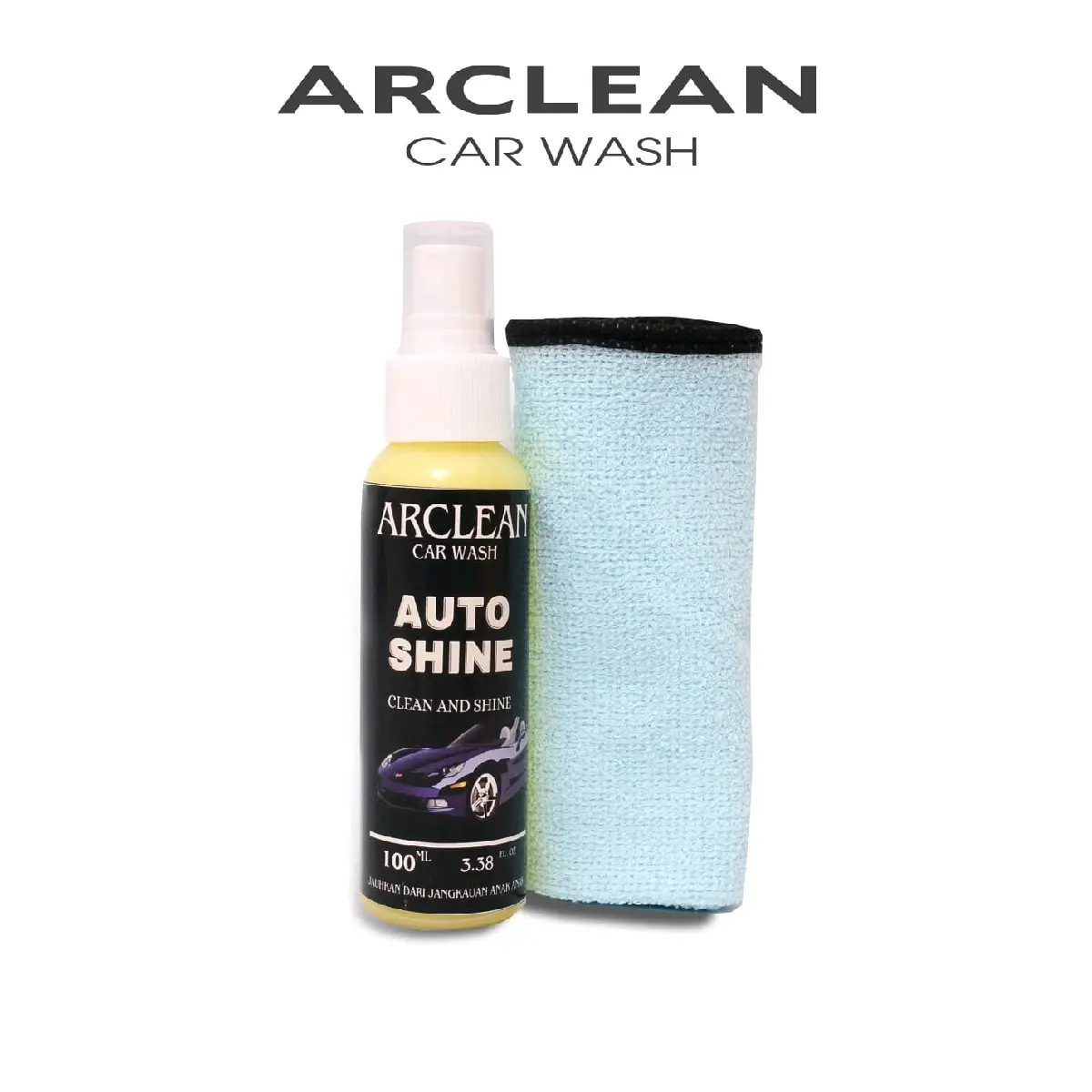 AUTO SHINE PENGKILAP BODY KENDARAAN HALUS by ARCLEAN car wash Microfiber