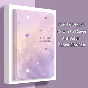 Case For Samsung Galaxy Tab s9 fe / s10 fe / a9 + /s6 lite / s7/s8 plus / S10 FE+ 13.1 inci / A8 10.5 inci Casing Slot Sampen -Hitam Silikon  Anti Jatuh Tahan Gores- Cover Premium dengan Smart