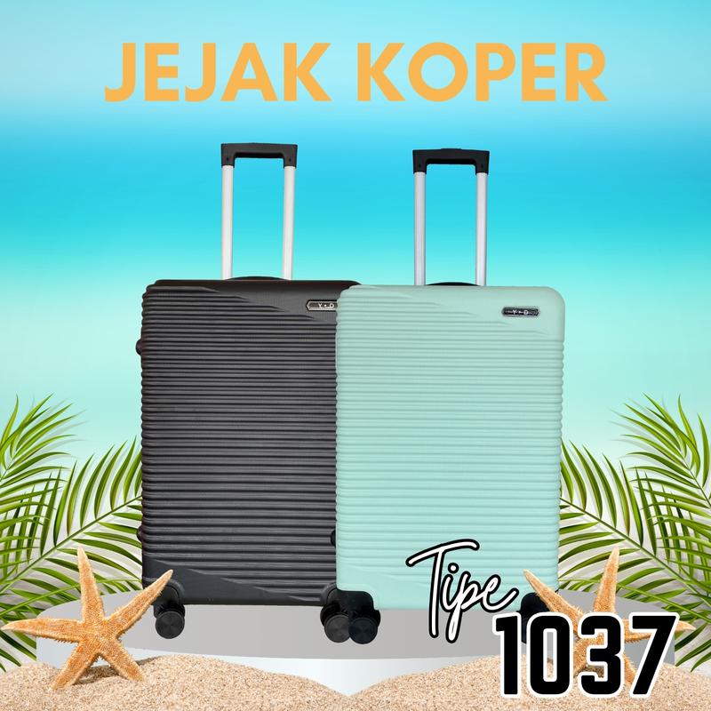 Product Introduction of Koper 1037 Bagasi Size 24inci Anti Lecet Tahan Banting Roda 4 Putar 360derajat Pin Lock 0