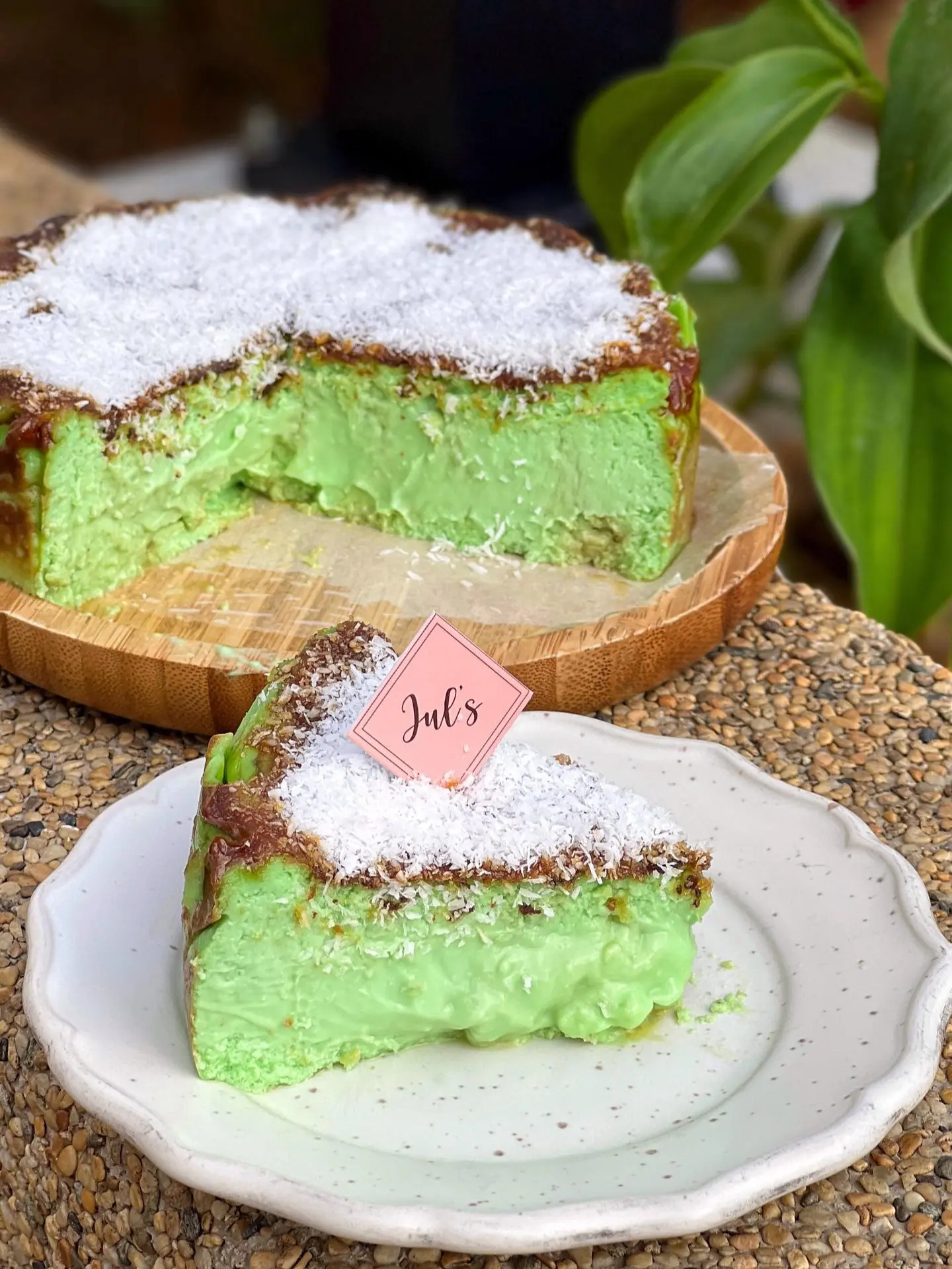 7" Ondeh Ondeh Basque Cheesecake