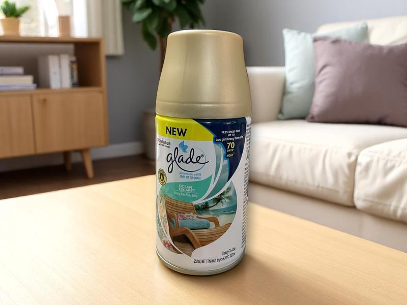 Lõi Thay Thế Cho Máy Xịt Phòng Glade – Hương Biển Đại Dương Thanh Mát & Dễ Chịu Dầu Thơm Phòng Dầu Thơm Nước Hoa