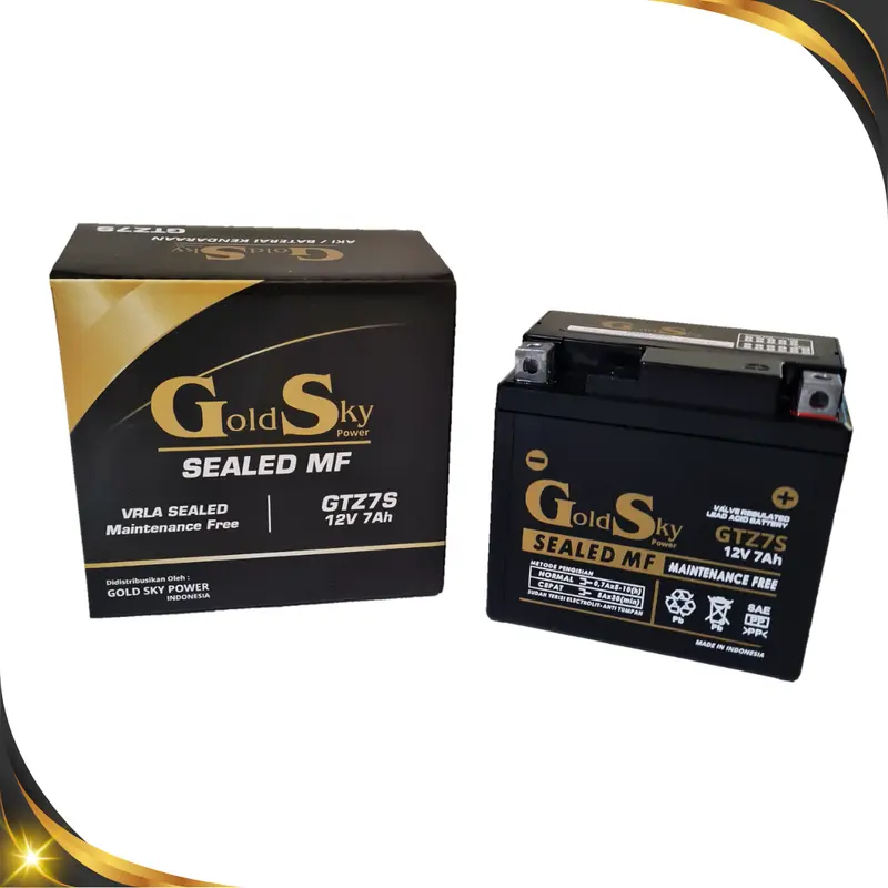 AKI KERING MOTOR GSX R150 SATRIA FU BURGMAN 125 GSX S150 GTZ7S GTZ6V YTZ6V GS GOLD SKY MF 6