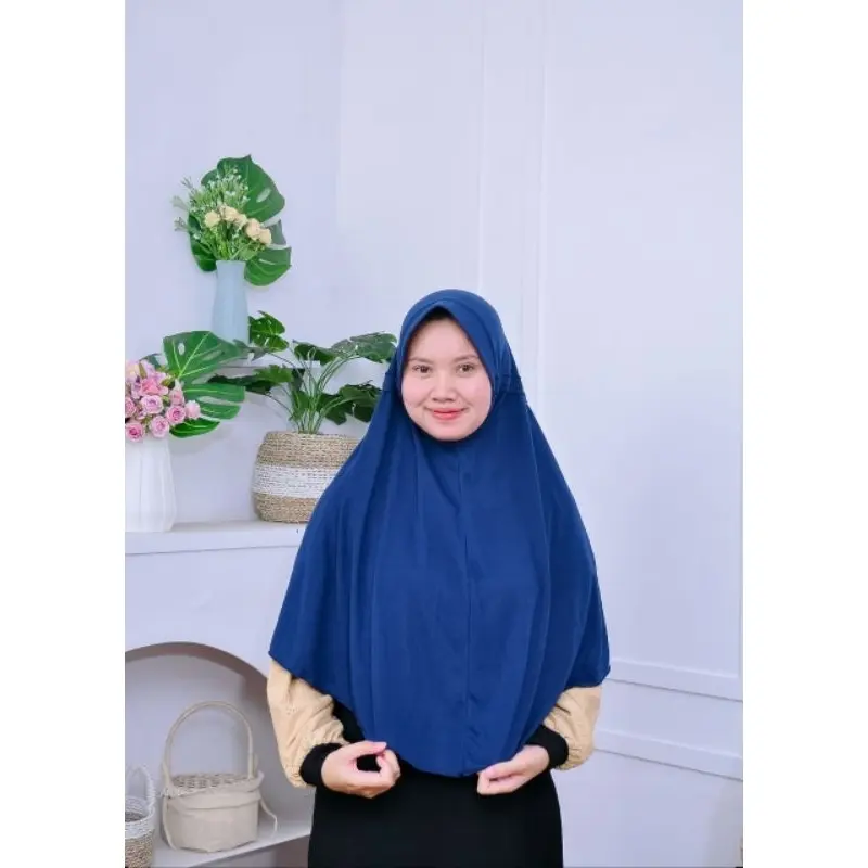 Kerudung anak sekolah tk sd smp smu jilbab bergo dewasa hijab sarung geblus instan anak 02 Cantik Nyaman Katun Muslim Serut Pita 3