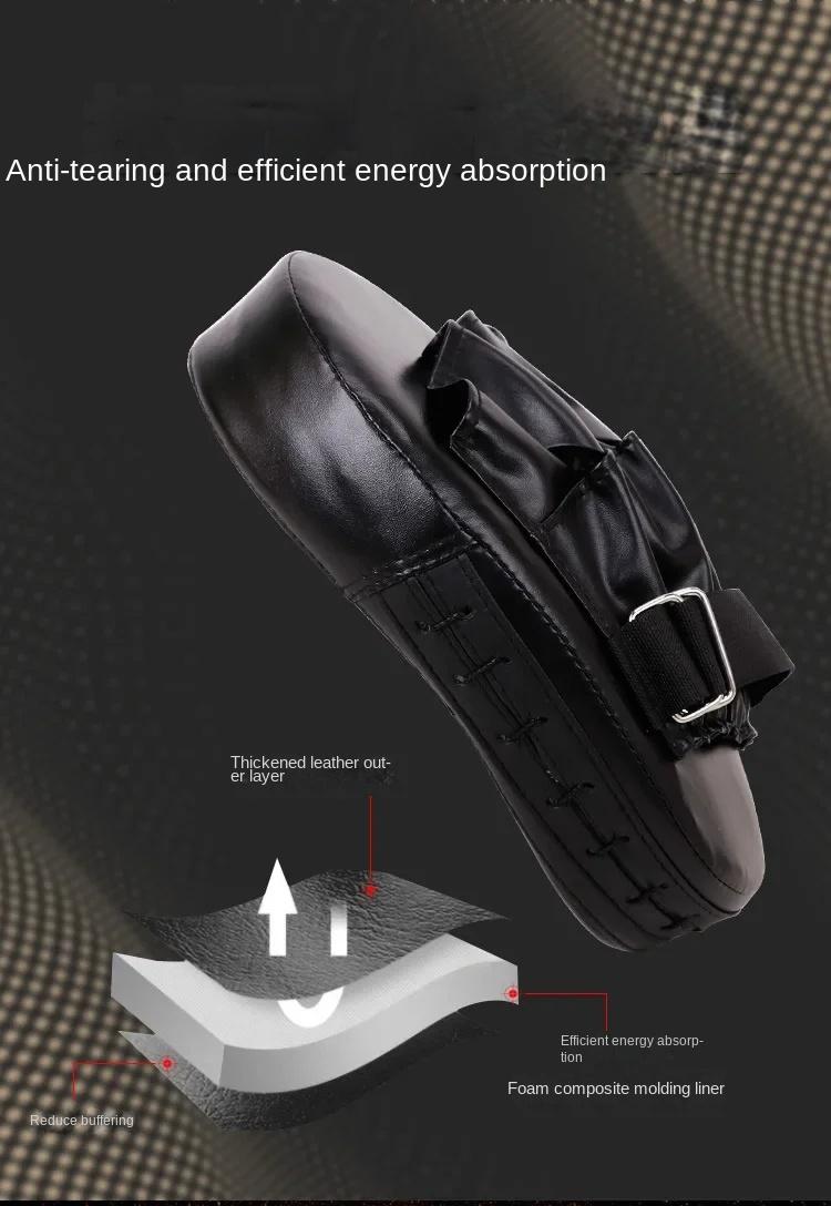Product Introduction of 1PCS Boxing Hand Target Martial Thai Kick Sanda Training Thickened Karate Training Mitt Focus Punch Pads   bruce lee 10