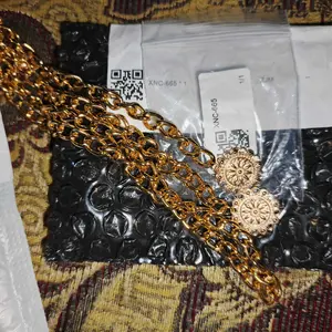 【Aylee】Rantai Pinggang Satu Lapis Emas Rantai Tubuh Paduan Logam Wanita Y114