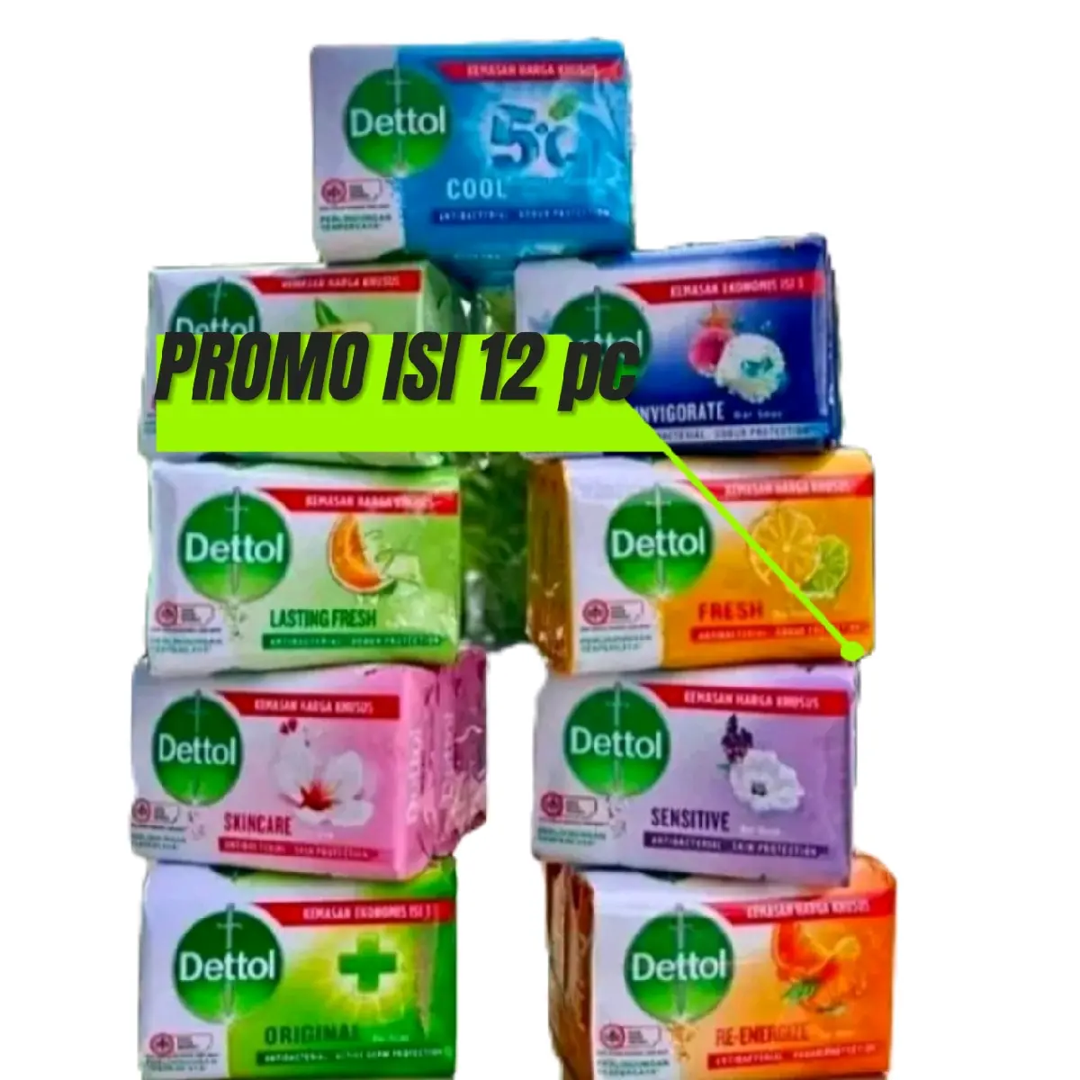Sabun Dettol 100 gr - Promo Spesial untuk Mandi - Soap Membersihkan Melembutkan Perawatan Mencerahkan Lemon sabundettol