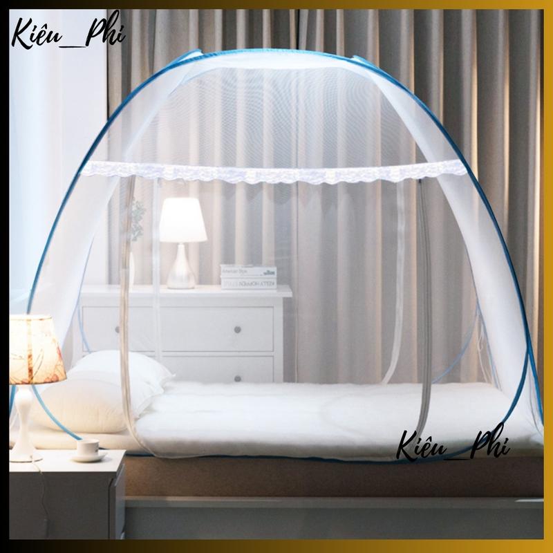 Màn chụp đỉnh chóp gấp gọn, màn ngủ chống muỗi, mùng tự bung thông minh cao cấp Kiều Phi
