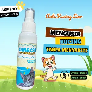 Spray Bebas Kucing Liar Melatih Kucing Tidak Pipis Sembarangan Sanacat Aroma Wangi Tidak Disukai Kucing Aerizoo