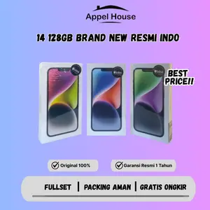 (Special Live) iPhone 14 128GB Garansi Resmi Indo 1 Tahun ibox tam GDN