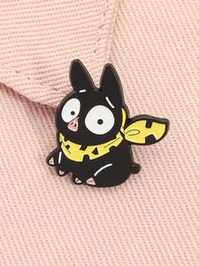 Ranma 1/2 Anime Japonés Pin de Esmalte Negro de Dibujos Animados Personaje de Cerdo Broche de Aleación de Manga Insignia de Solapa Mochila Accesorios de Joyería de Moda Regalo para Amigos