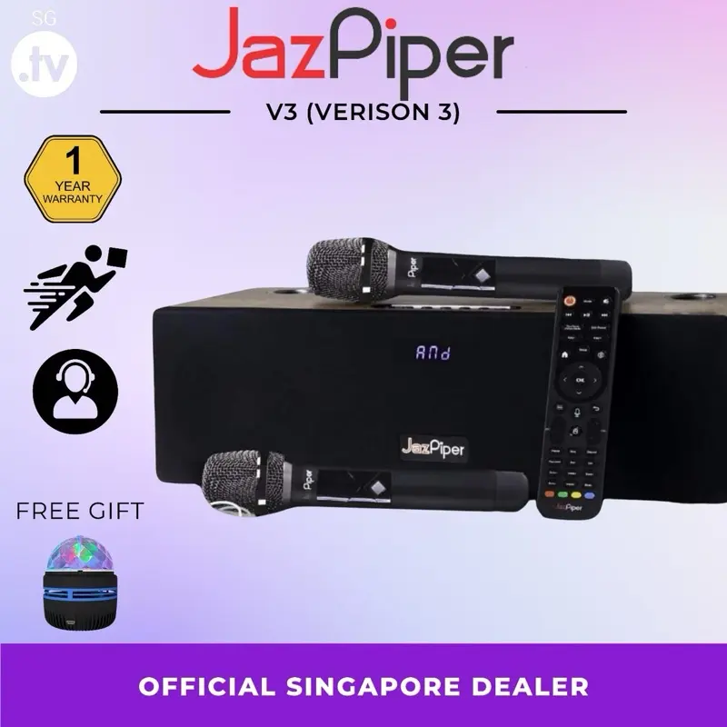 JAZPIPER PLUS [JAZPIPER+] 60W HOME KARAOKE SOUNDBAR