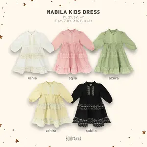 NABILA KIDS DRESS -RAYA DRES BOHOPANNA