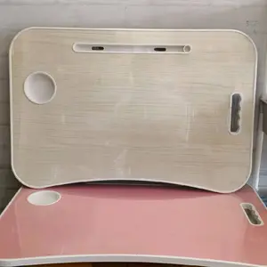 Meja Lipat Portable Meja Belajar Anak Meja Laptop Meja Multifungsi Anti Air Polos dan Karakter Dapat Dilipat Ukuran 60x40x25 Cm