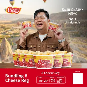 CIOMY - Beli 6 Lebih Hemat Cuanki Ayam Pedas Kuah Keju Creamy Halal & Sudah BPOM